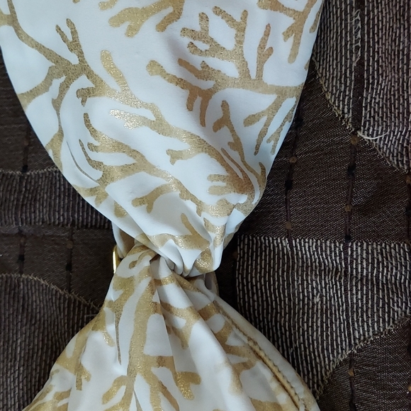 NWOT Victoria Secret gold and pink Medium bikini - Picture 4 of 11